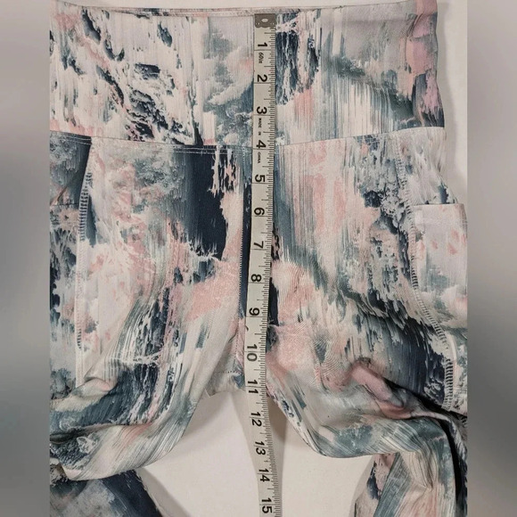 Bally Total fitness women's leggings with side pockets, pink blue white size M - Picture 7 of 7